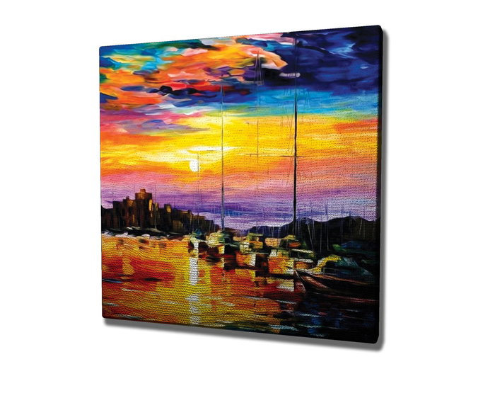Wallity KC266 Lienzo Decorativo Multicolor 45 x 45 cm